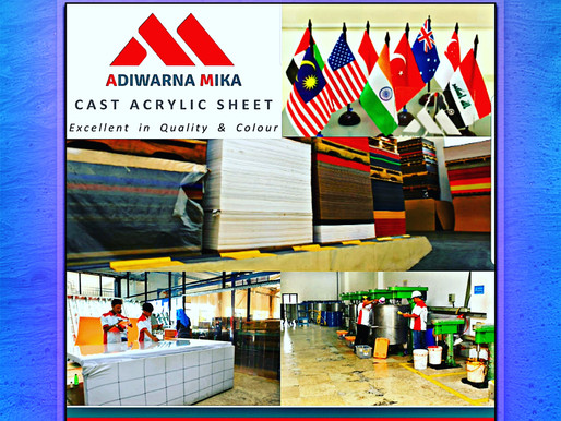 Latest Technology & Modern Acrylic Adiwarna Mika