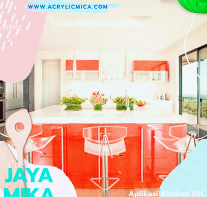 Acrylic Adiwarna Mika Dapat Digunakan Untuk Aplikasi Desain Di Dapur ModernÂ