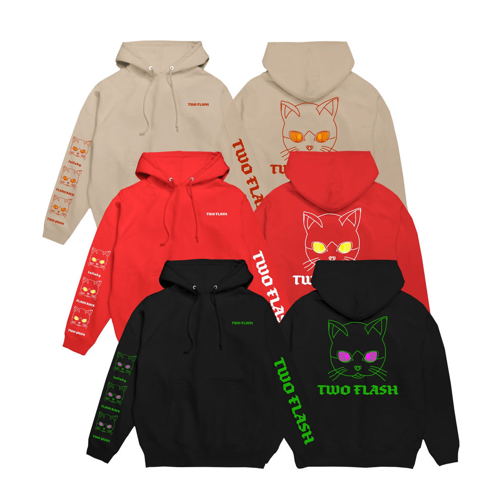 TWOPUSH×FLASHBACK×Lullabyコラボパーカー