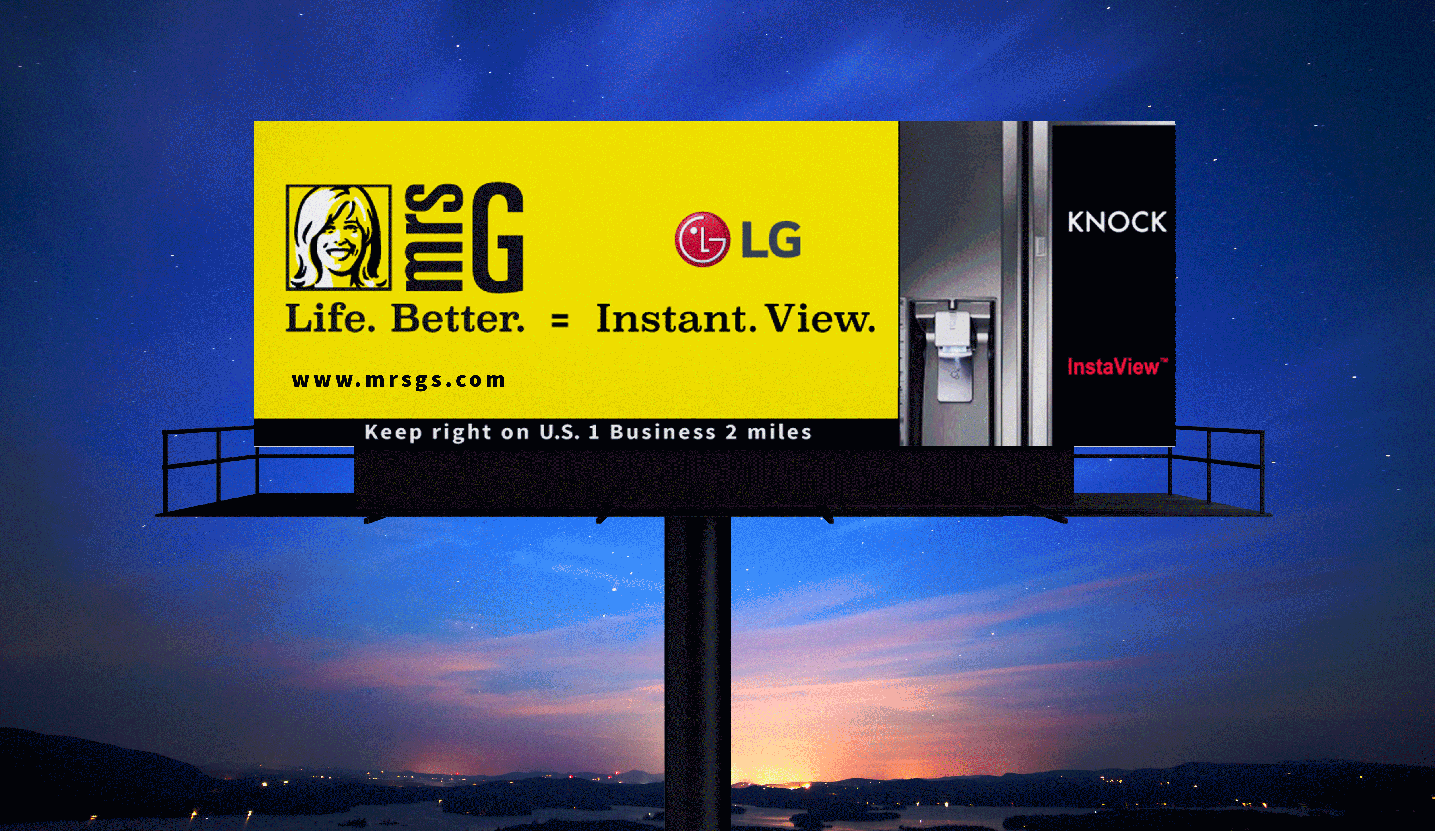 Mrs G Billboard