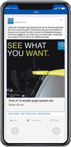 Scion Social Media Ad