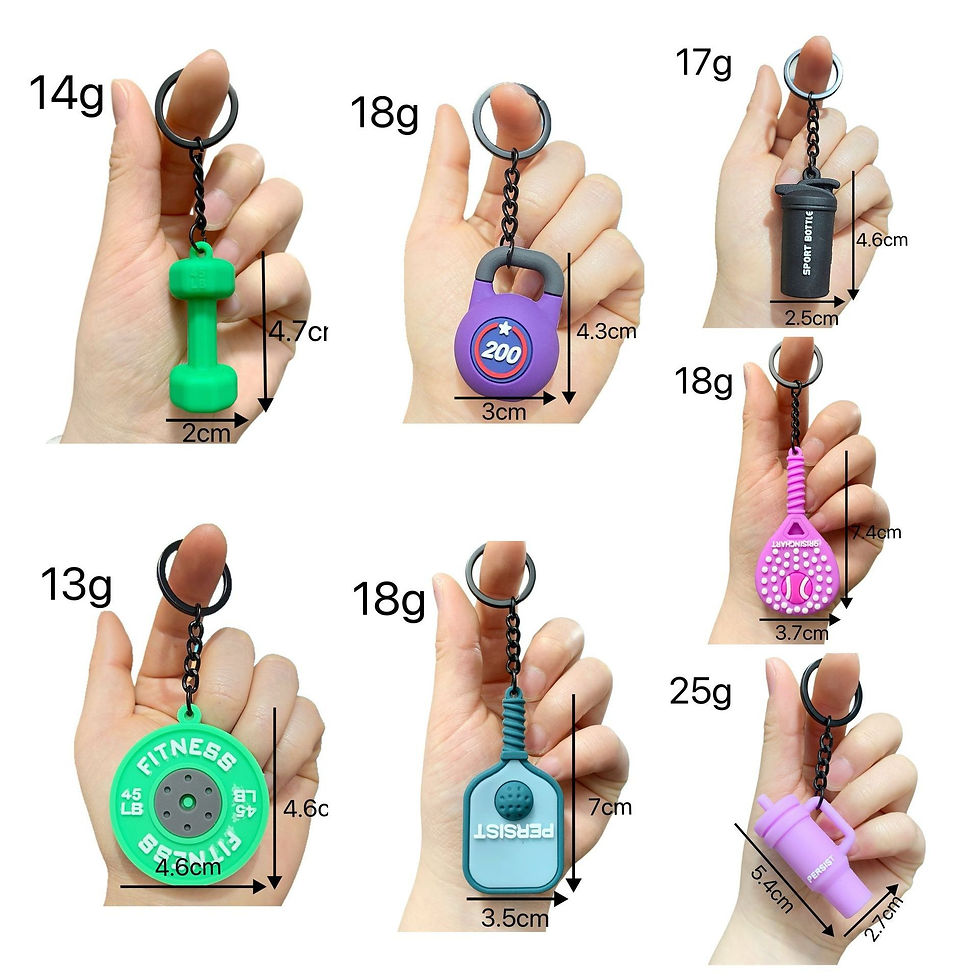 Thumbnail: Premium Fitness Series Keyring – Perfect Gift for Sports Enthusiasts