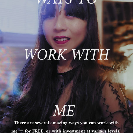 Ways to work with me-January Edition