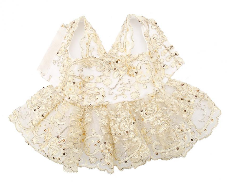 Thumbnail: Gold Sequin tutu dress