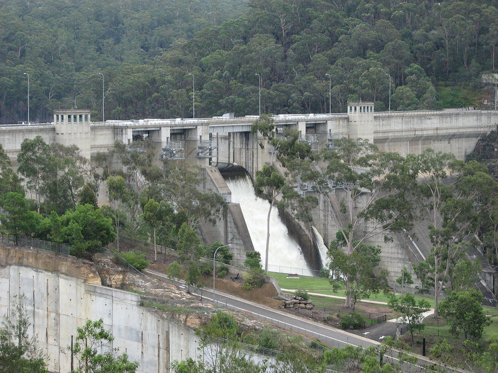 Warragamba Dam Spilling