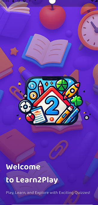 Learn To Play Application Homepage