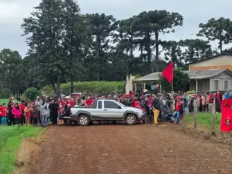 Fazenda é invadida por 250 integrantes da FNL em Quedas do Iguaçu