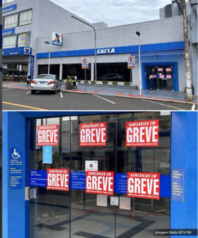 BANCÁRIOS DA CAIXA ENTRAM EM GREVE POR TEMPO INDETERMINADO NO SUDOESTE DO PARANÁ