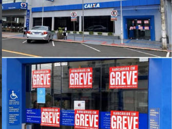 BANCÁRIOS DA CAIXA ENTRAM EM GREVE POR TEMPO INDETERMINADO NO SUDOESTE DO PARANÁ