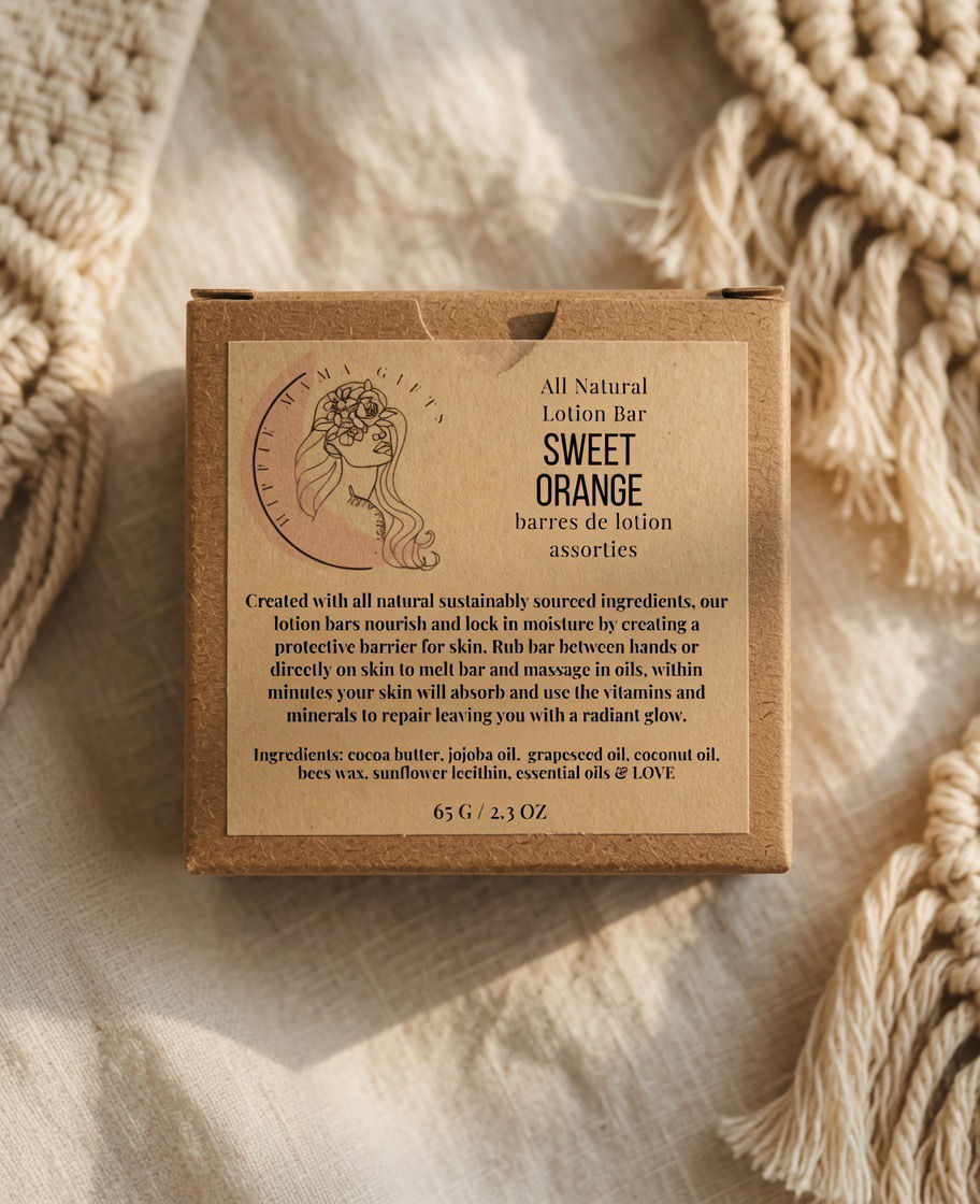 Sweet Orange Lotion Bar