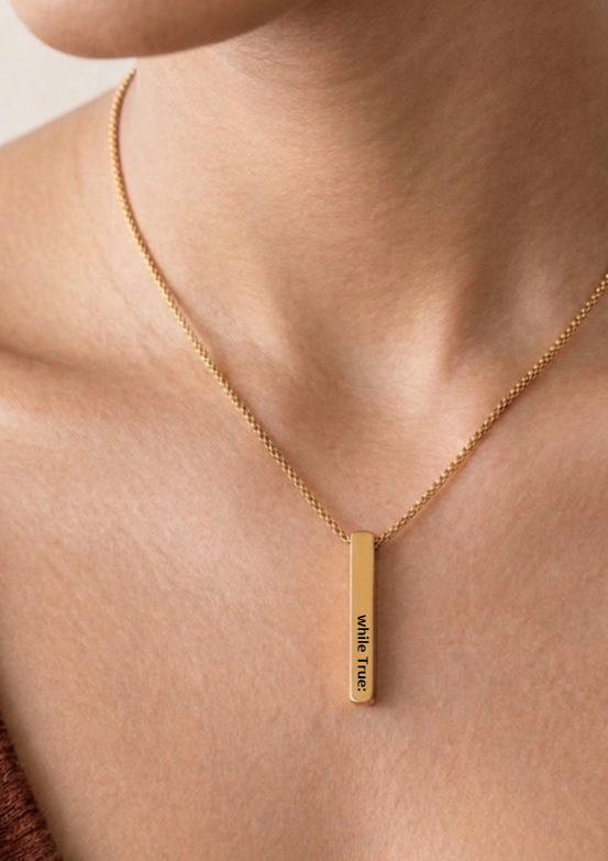Thumbnail: programmer's necklace