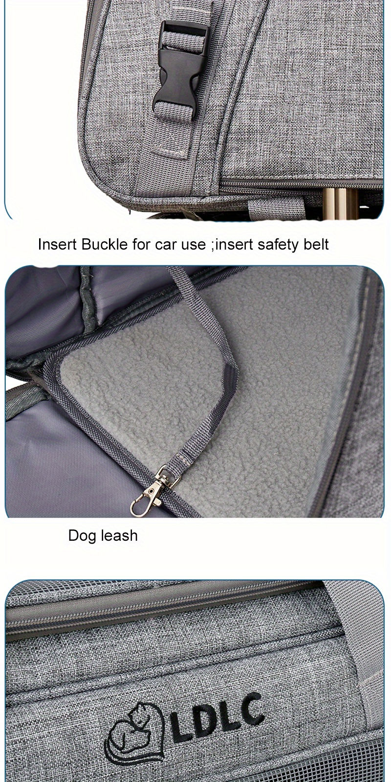 Miniatura: 🐱🐶 ¡TRANSPORTADOR PARA MASCOTAS - CÓMODO Y SEGURO! ✈️🚗