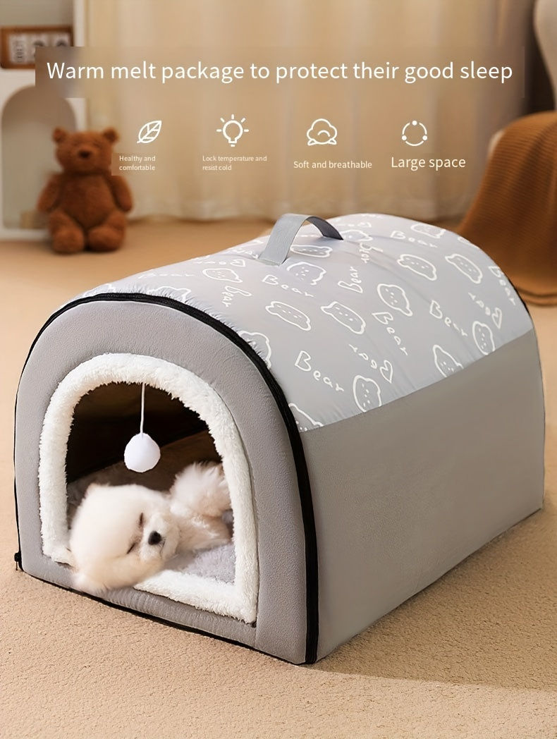 Miniatura: 🛏️ Cama Perro Cálida Cerrada - Todas las Tallas 