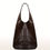 Miniatura: Rretro Big Tote Bag, Solid Color Large-capacity Zipper Shoulder Tote Bags, Multi