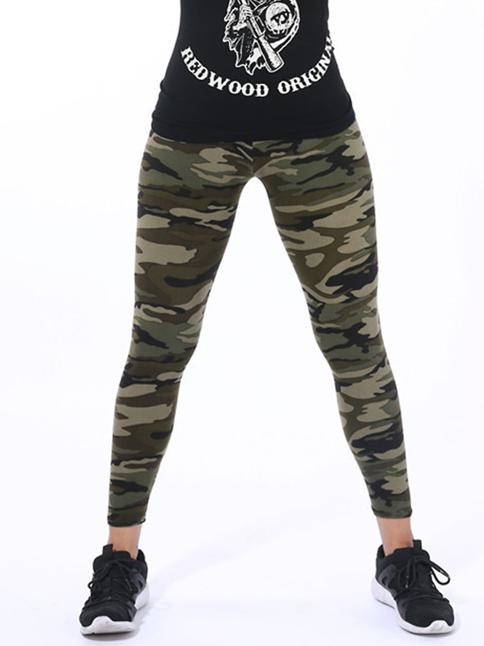Miniatura: Floral Chic High-Waist Leggings - Soft, Stretchy, Comfortable, Casual Pants for 