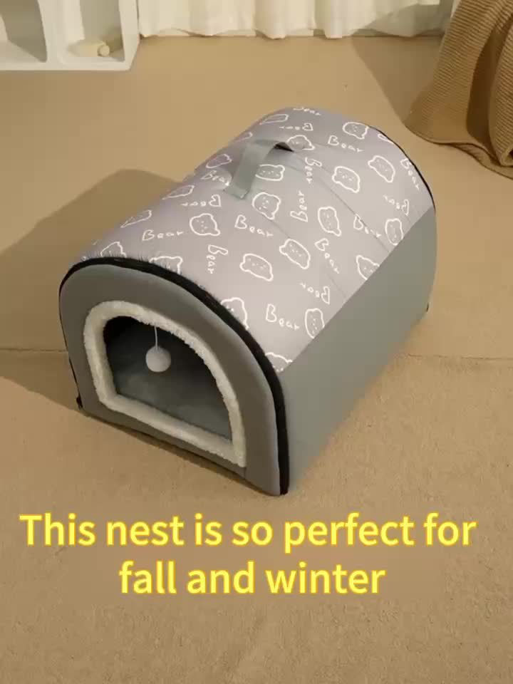 Miniatura: 🛏️ Cama Perro Cálida Cerrada - Todas las Tallas 