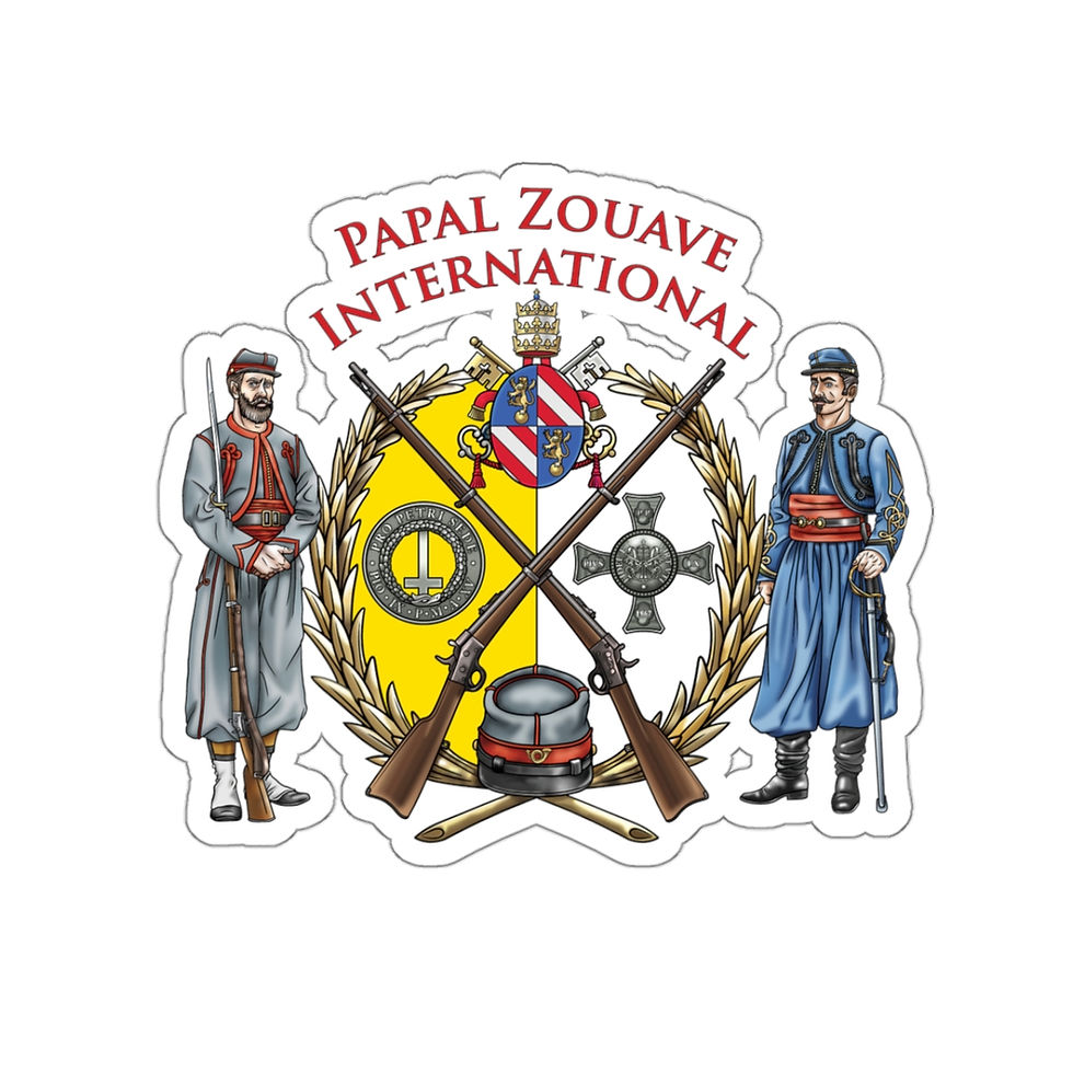 Thumbnail: Papal Zouave International Logo Sticker
