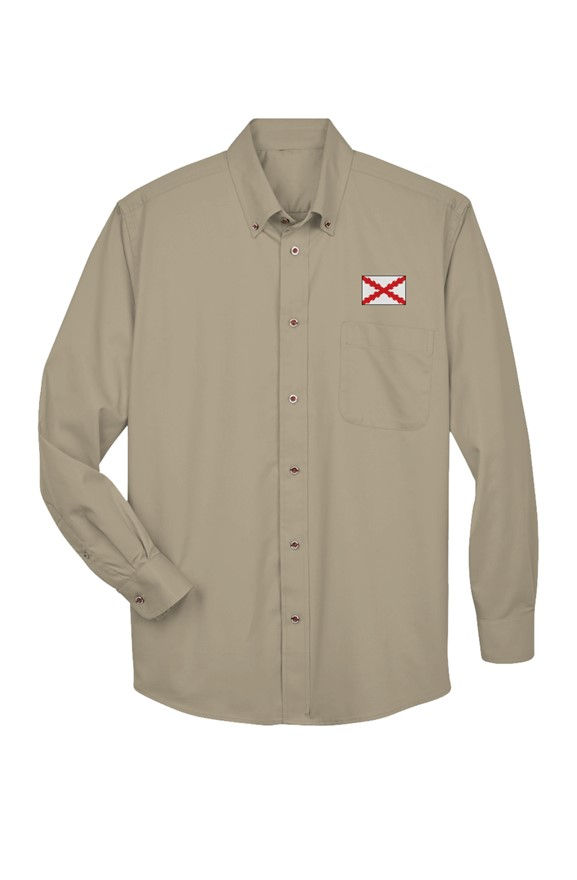 Thumbnail: Carlist Flag Embriodered Mens L/S Button Down