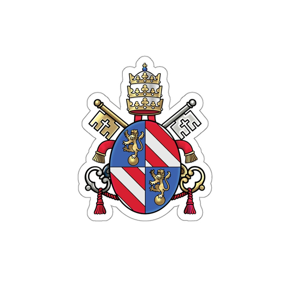 Thumbnail: Bl. Pope Pius IX Coat of Arms Sticker