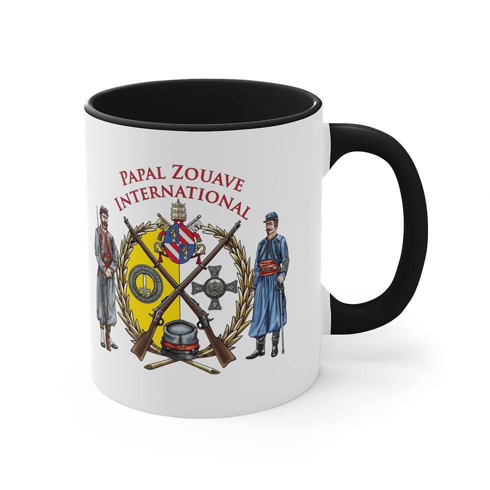 Thumbnail: Papal Zouave International two-tone Coffee Mug, 11oz