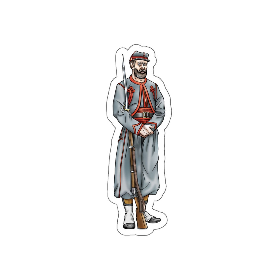 Thumbnail: Papal Zouave Soldier Sticker