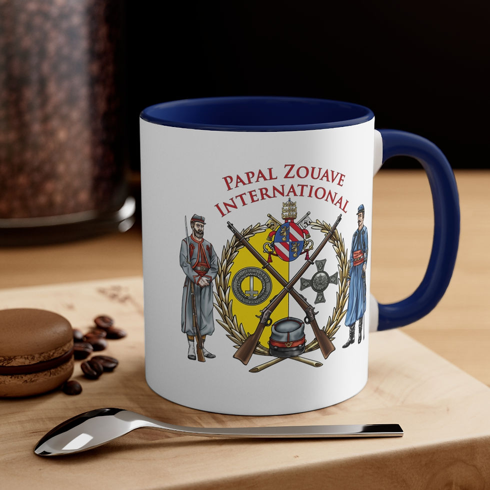 Thumbnail: Papal Zouave International two-tone Coffee Mug, 11oz
