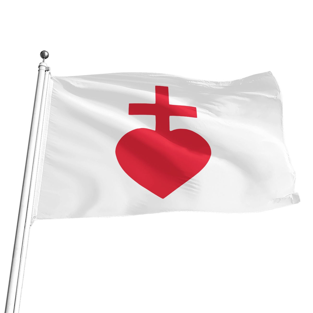Vendée Sacred Heart 3x5FT Flag