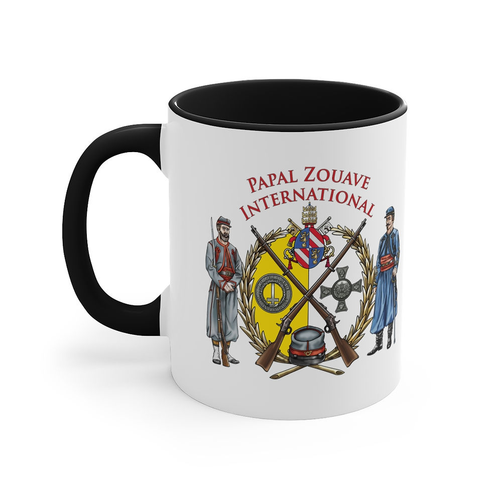 Thumbnail: Papal Zouave International two-tone Coffee Mug, 11oz