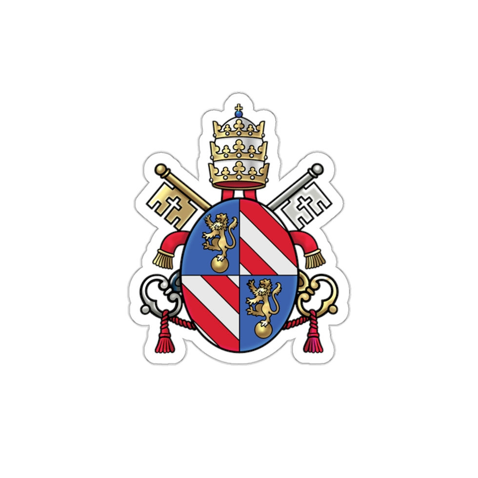 Thumbnail: Bl. Pope Pius IX Coat of Arms Sticker