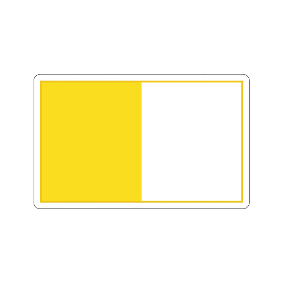 Thumbnail: Papal Zouave Battle Flag Sticker