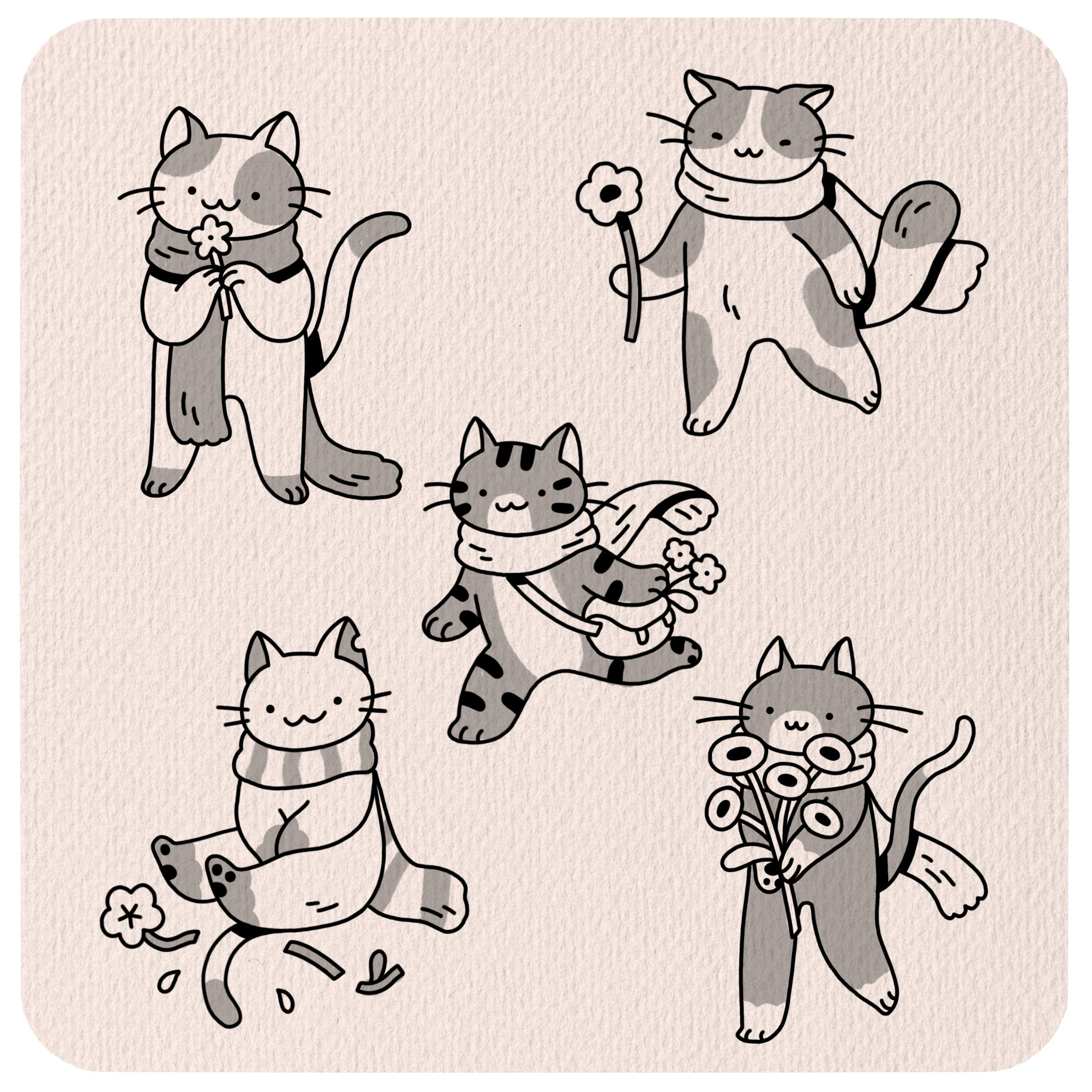 Chat d’hiver • 8cm