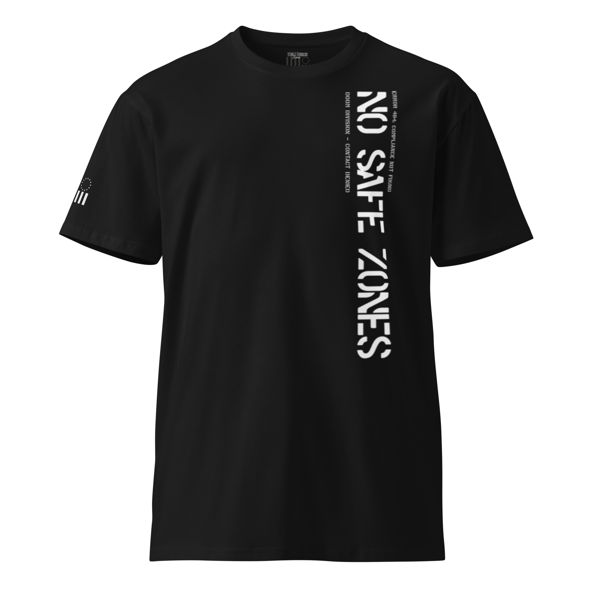 Doom Division No Safe Zones Premium Collection Tee