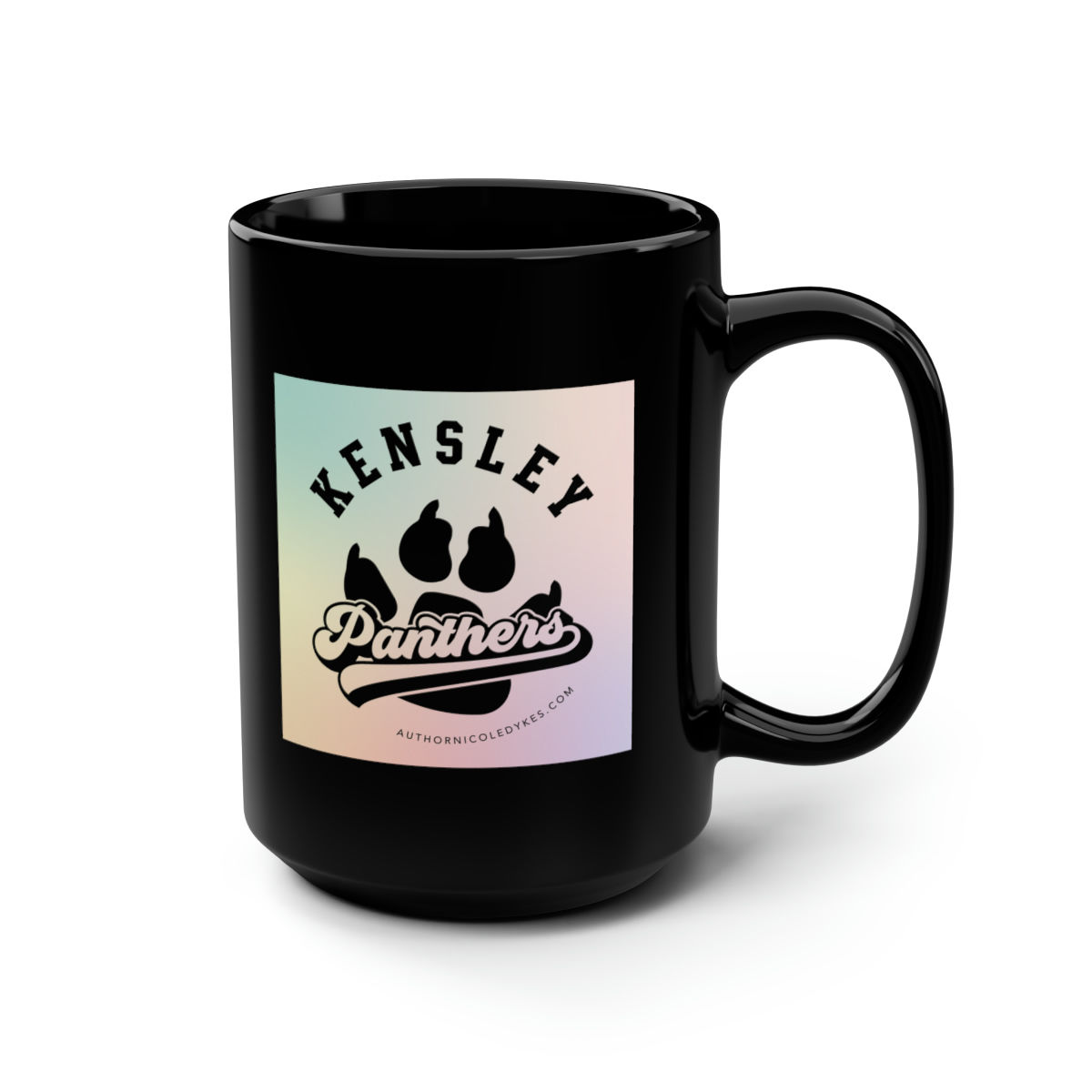 Kensley Panthers - Black Mug, 15oz