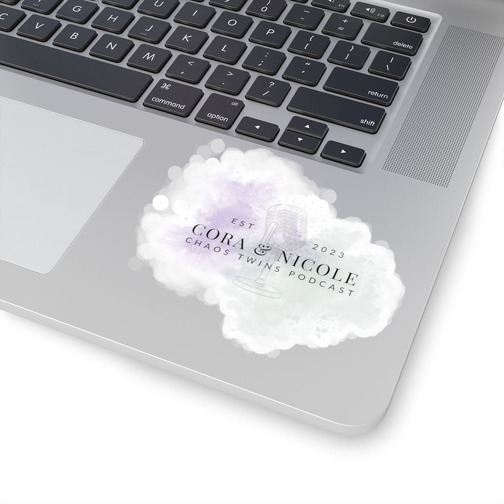 Thumbnail: Cora & Nicole Chaos Twins Podcast Sticker - Various Sizes Available