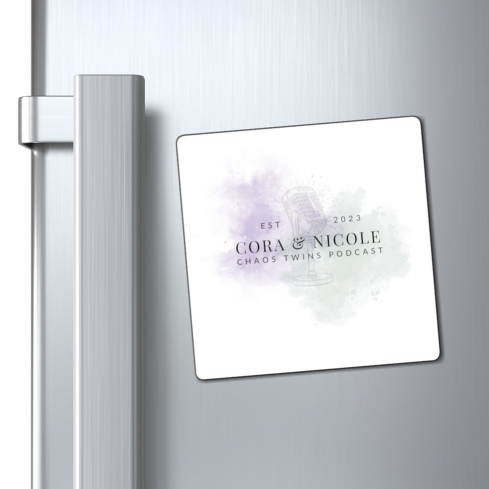 Thumbnail: Cora & Nicole Chaos Twins Podcast - Magnets - Various Sizes Available