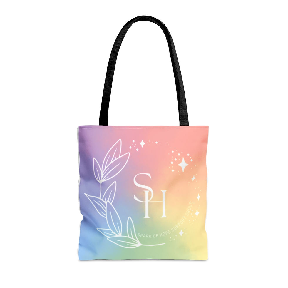 Thumbnail: Spark of Hope - Tote Bag (AOP)