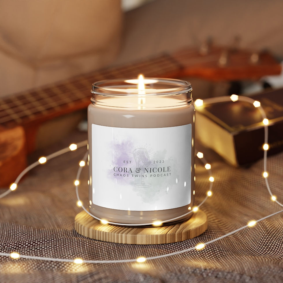 Thumbnail: Cora & Nicole Chaos Twins Podcast - Scented Soy Candle, 9oz - 5 SCENTS!