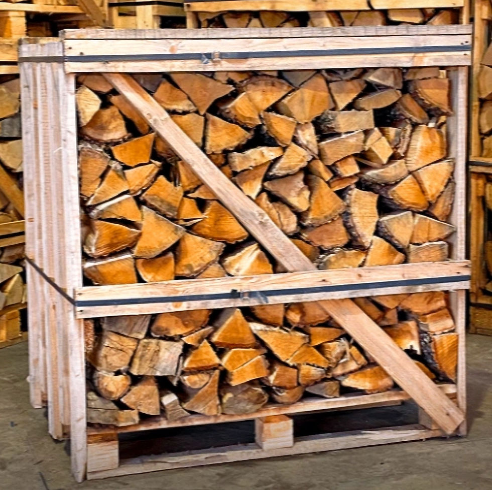 Thumbnail: 1m3 crate of kiln dried hardwood logs firewoodxpress