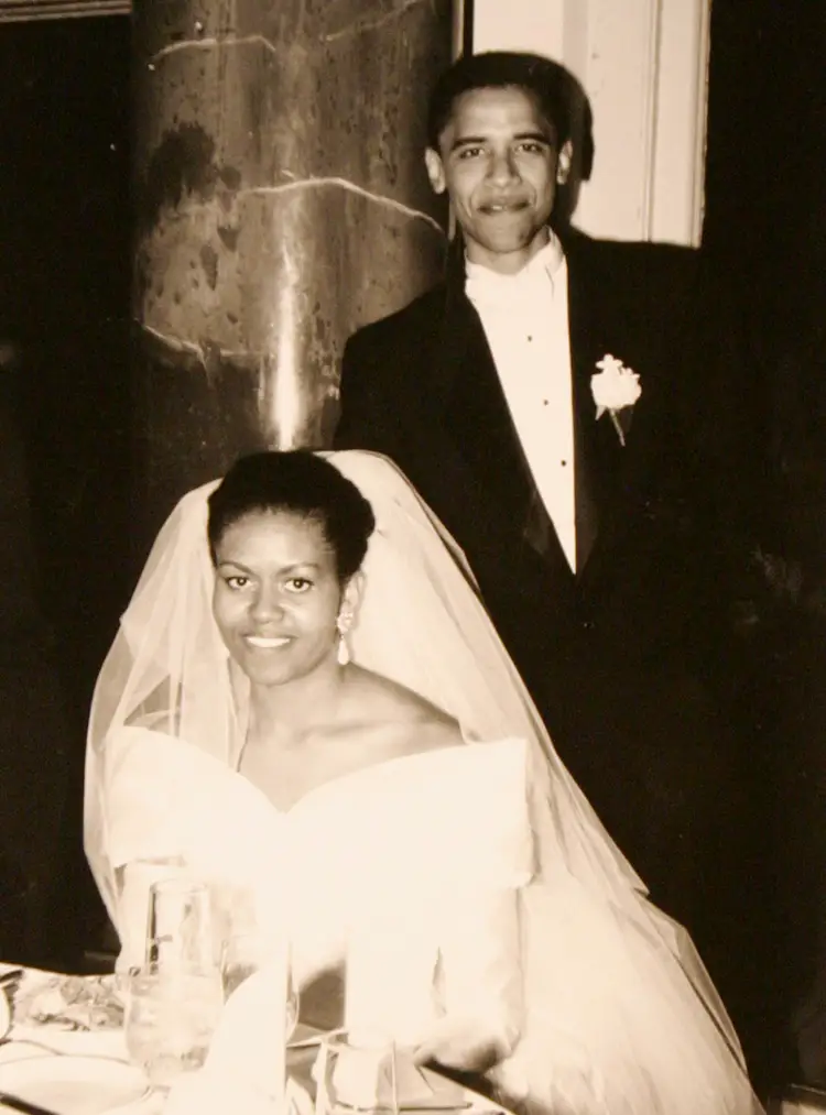 Wedding Michelle and Barack Obama