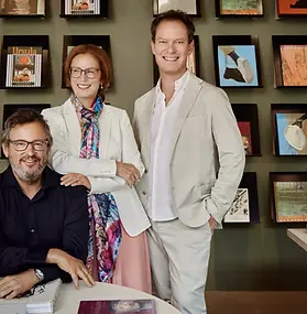 Hauser & Wirth contemporary art gallery exhibition space featuring internationally acclaimed artists