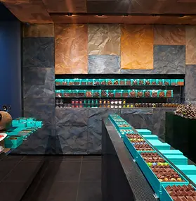 Patrick Roger premium fine food & beverage product displayed in an elegant luxury setting