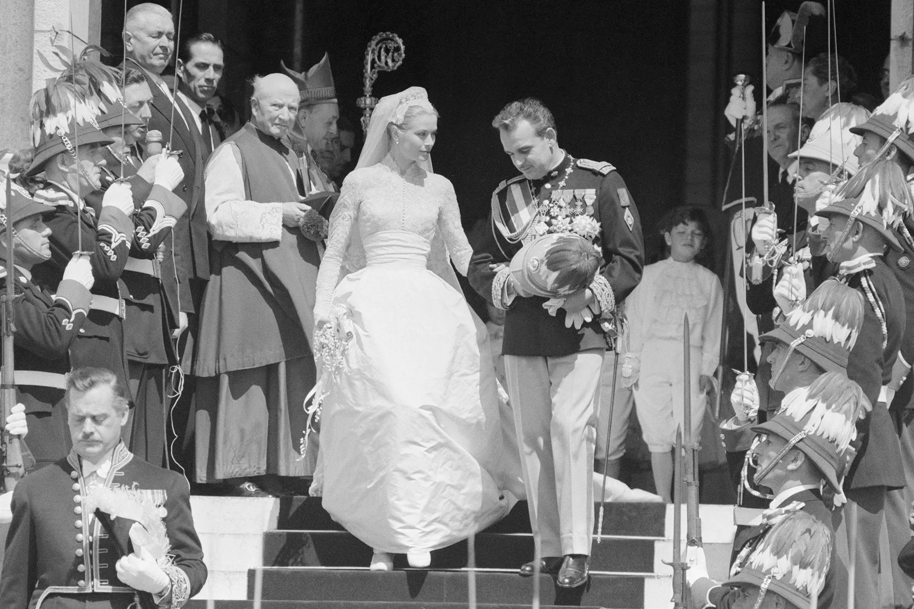 Mariage de Grace Kelly et du Prince Rainier de Monaco