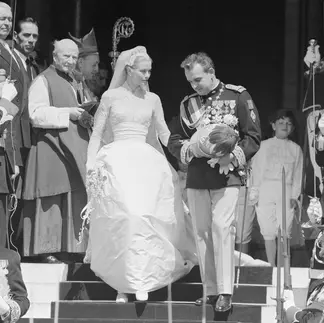 wedding of Grace Kelly of Prince Rainier