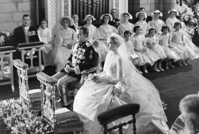 wedding of Grace Kelly of Prince Rainier