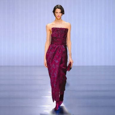 Giorgio Armani fashion collection runway look
