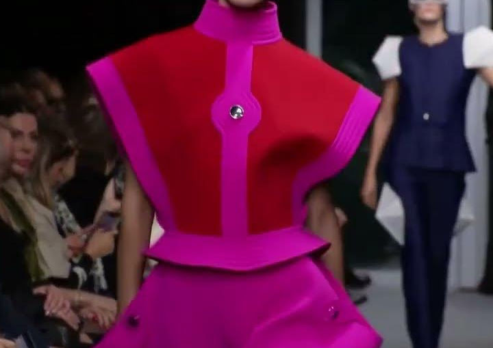 Pierre Cardin fashion collection runway look