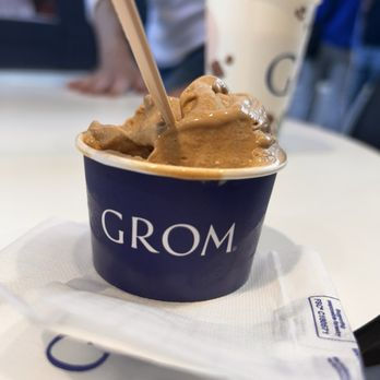 Grom premium fine food & beverage product displayed in an elegant luxury setting