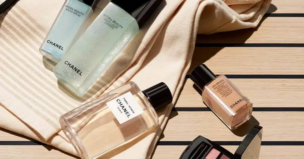 Chanel Beauty luxury beauty, skincare, fragrance or cosmetics collection packaging and signature products