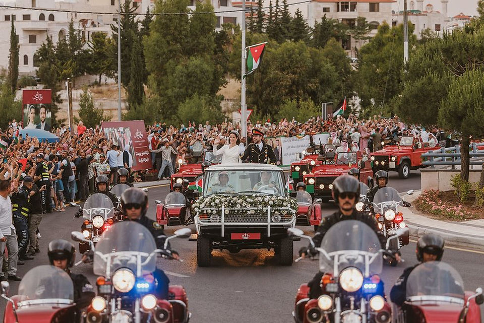 wedding of Prince Hussein of Jordan and Rajwa Al Saif