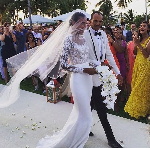 Arlenis Sosas Märchenhochzeit: Eine Feier der Liebe und des Glamours